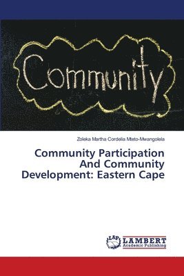 bokomslag Community Participation And Community Development