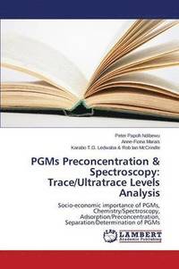 bokomslag Pgms Preconcentration & Spectroscopy