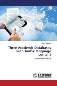 bokomslag Three Academic Databases with Arabic language content