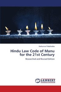 bokomslag Hindu Law Code of Manu for the 21st Century