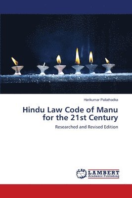 bokomslag Hindu Law Code of Manu for the 21st Century