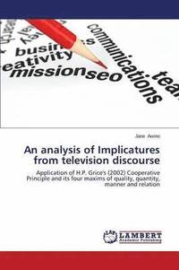 bokomslag An Analysis of Implicatures from Television Discourse