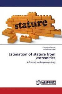 bokomslag Estimation of stature from extremities