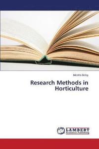 bokomslag Research Methods in Horticulture