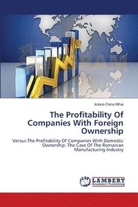 bokomslag The Profitability Of Companies With Foreign Ownership