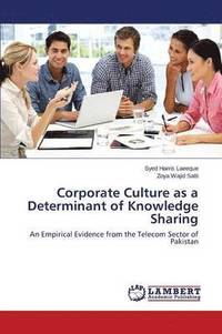 bokomslag Corporate Culture as a Determinant of Knowledge Sharing