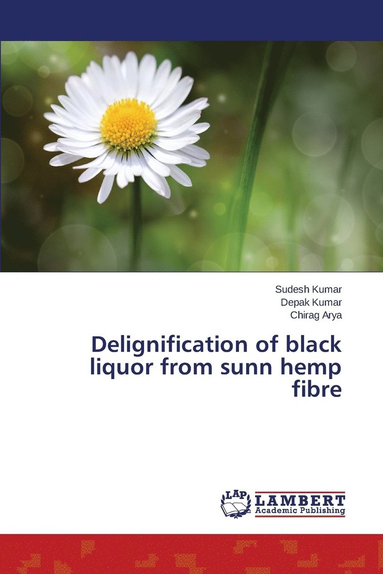 Delignification of black liquor from sunn hemp fibre 1
