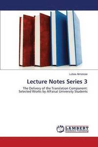 bokomslag Lecture Notes Series 3