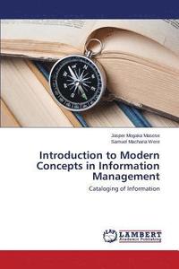 bokomslag Introduction to Modern Concepts in Information Management