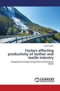 bokomslag Factors affecting productivity of leather and textile industry