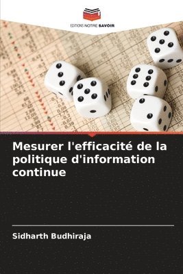 Mesurer l'efficacité de la politique d'information continue