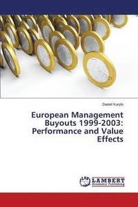 bokomslag European Management Buyouts 1999-2003