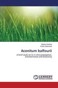 bokomslag Aconitum balfourii