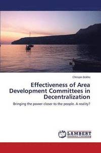 bokomslag Effectiveness of Area Development Committees in Decentralization