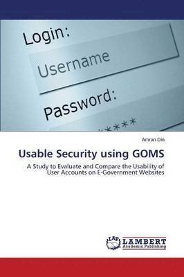 bokomslag Usable Security using GOMS