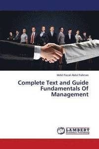 bokomslag Complete Text and Guide Fundamentals Of Management