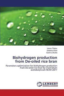 bokomslag Biohydrogen production from De-oiled rice bran