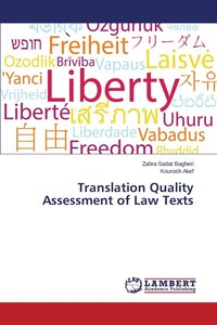 bokomslag Translation Quality Assessment of Law Texts