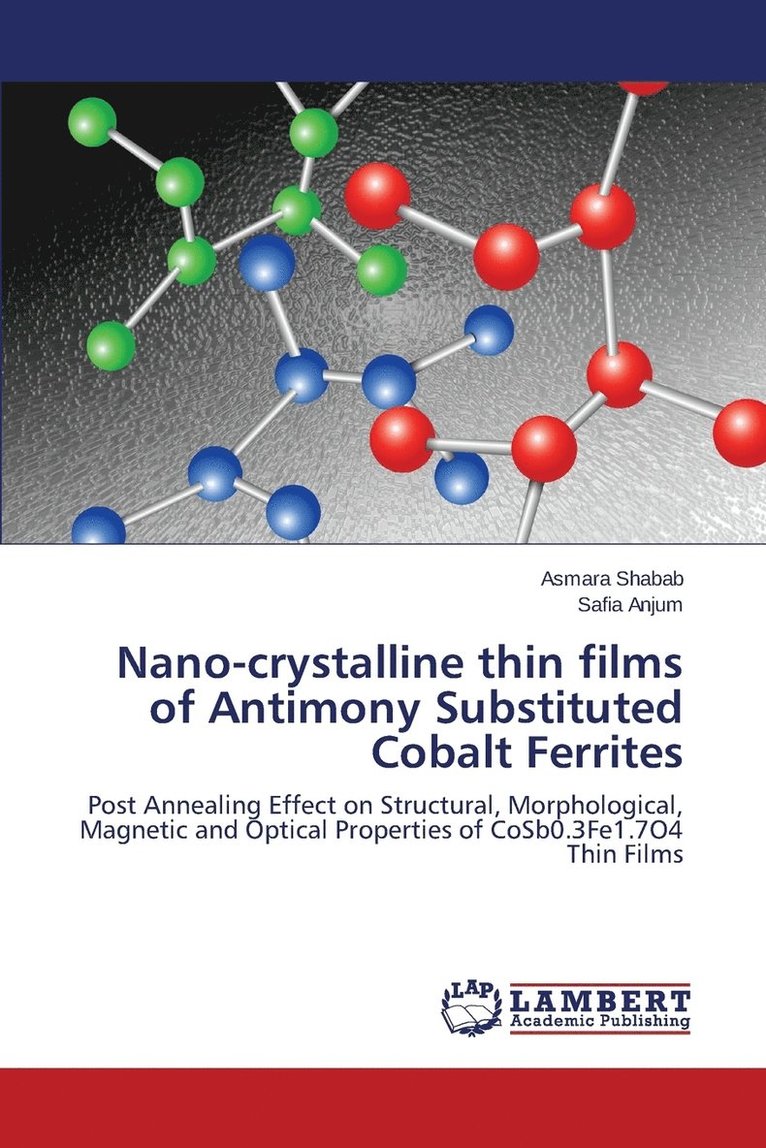 Nano-crystalline thin films of Antimony Substituted Cobalt Ferrites 1