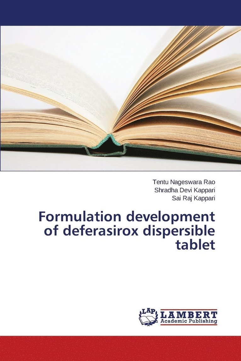 Formulation development of deferasirox dispersible tablet 1