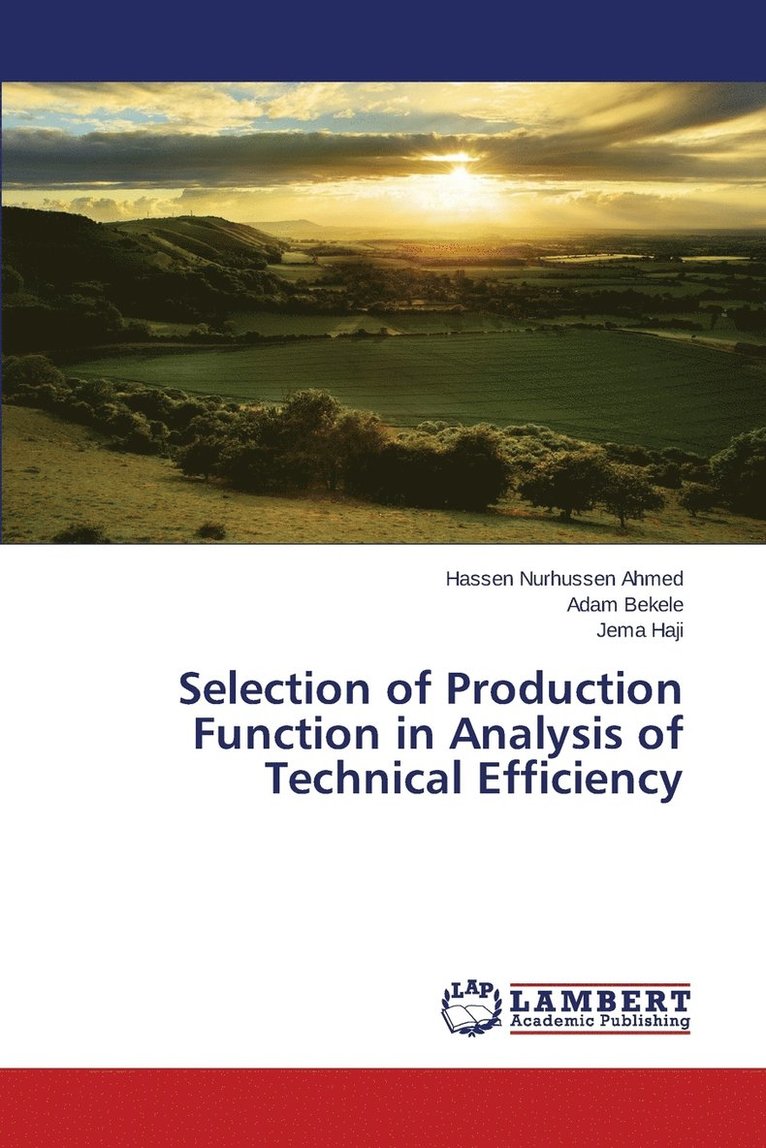 Selection of Production Function in Analysis of Technical Efficiency 1