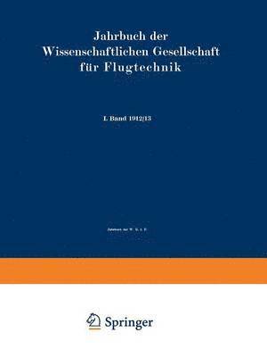 bokomslag Jahrbuch der Wissenschaftlichen Gesellschaft fr Flugtechnik