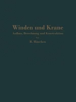 bokomslag Winden und Krane
