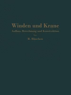 bokomslag Winden und Krane