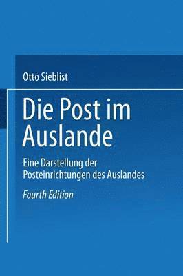 bokomslag Die Post im Auslande