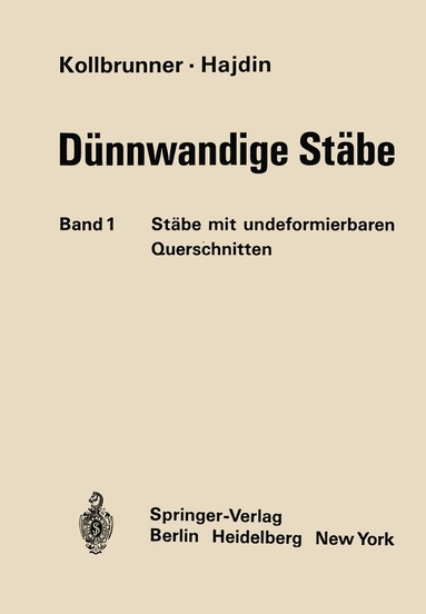 bokomslag Stäbe mit undeformierbaren Querschnitten