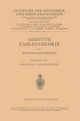 bokomslag Additive Zahlentheorie