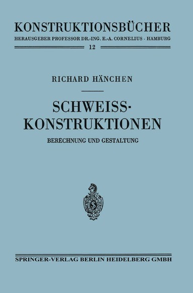 bokomslag Schweißkonstruktionen