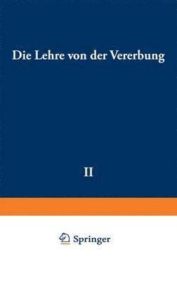 bokomslag Die Lehre von der Vererbung