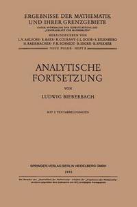 bokomslag Analytische Fortsetzung