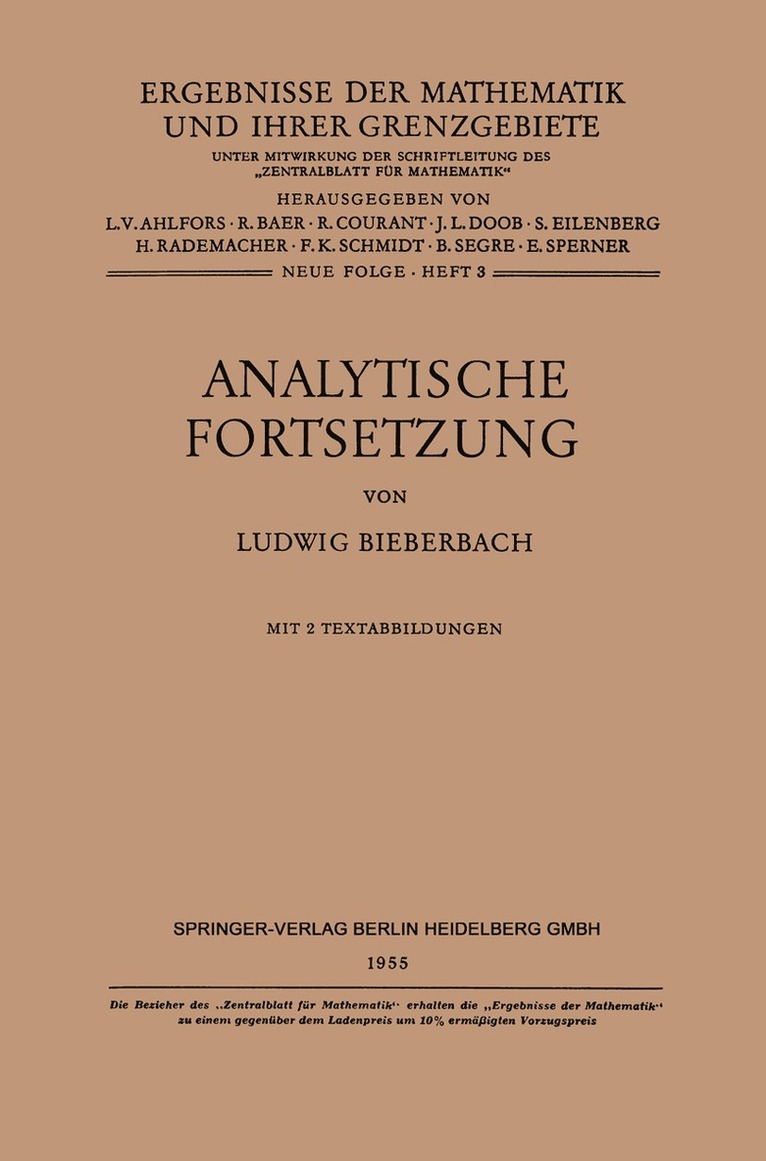 Analytische Fortsetzung 1