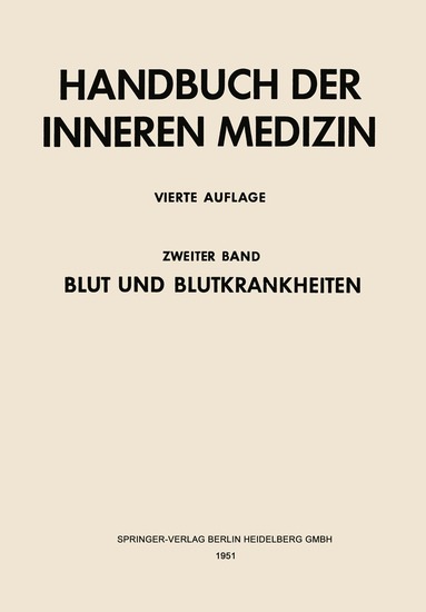 Ludwig Heilmeyer, Herbert Begemann - Blut und Blutkrankheiten. 0, Häftad