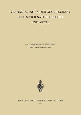 bokomslag Verhandlungen der Gesellschaft Deutscher Naturforscher und rzte