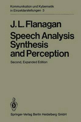 Speech Analysis Synthesis and Perception 1