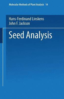 bokomslag Seed Analysis