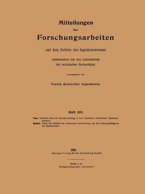 Mitteilungen ber Forschungsarbeiten auf dem Gebiete des Ingenieurwesens 1