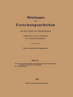Mitteilungen über Forschungsarbeiten auf dem Gebiete des Ingenieurwesens