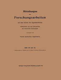 bokomslag Mitteilungen ber Forschungsarbeiten