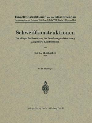 bokomslag Schweißkonstruktionen