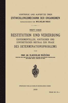 Restitution und Vererbung 1