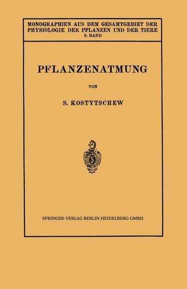bokomslag Pflanzenatmung