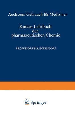 bokomslag Kurzes Lehrbuch der Pharmazeutischen Chemie