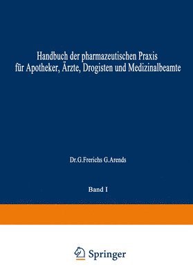 bokomslag Hagers Handbuch der Pharmazeutischen Praxis