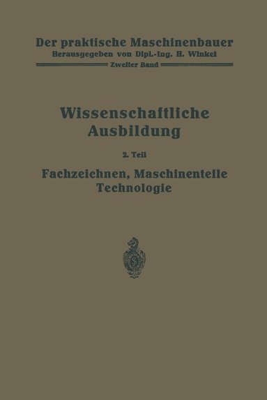 bokomslag Die wissenschaftliche Ausbildung