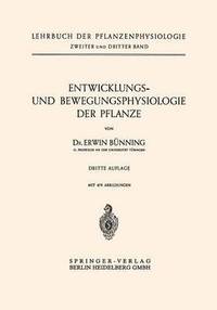 bokomslag Entwicklungs- und Bewegungsphysiologie der Pflanze