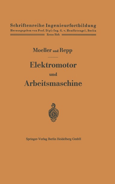 bokomslag Elektromotor und Arbeitsmaschine